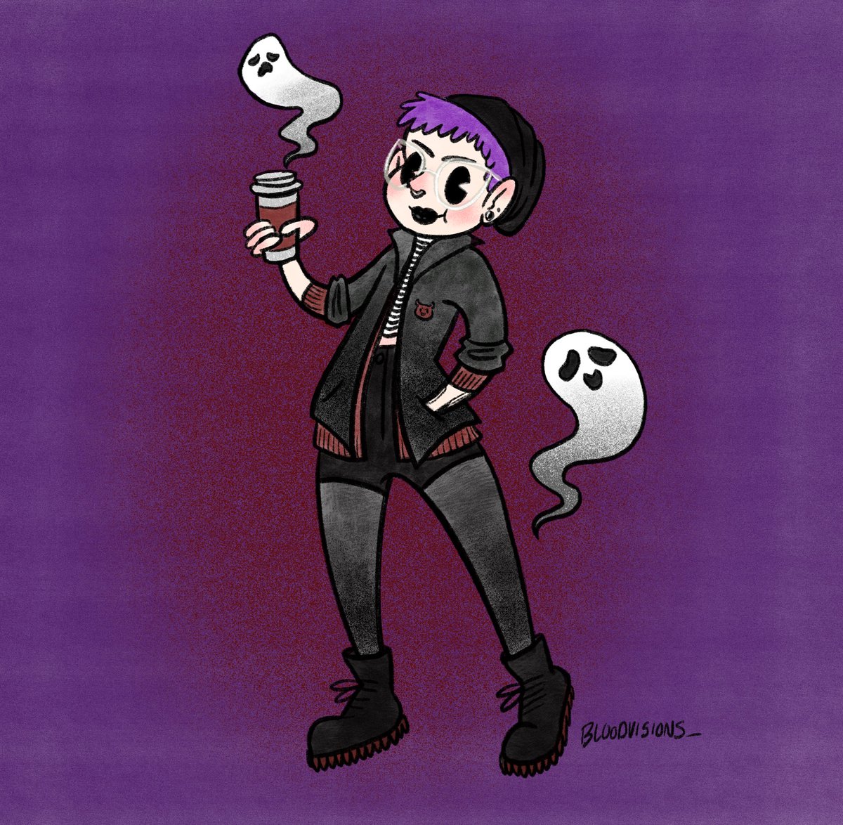 bloodvisions_'s tweet photo. My #fallthisinyourstyle challenge 🦇 #ghosts #spooky #selfie https://t.co/x3aXKsgvp5
