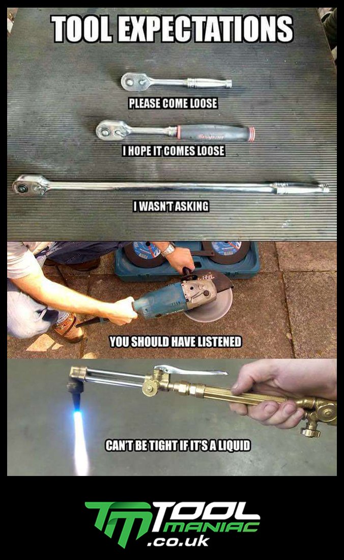 ToolManiacUK's tweet image. Sometimes you just need to take out the heavy hitters 🤣👨‍🔧😂

#ToolManiac #ToolsForAllTrades #ToolHumour #JoinTheManiacs