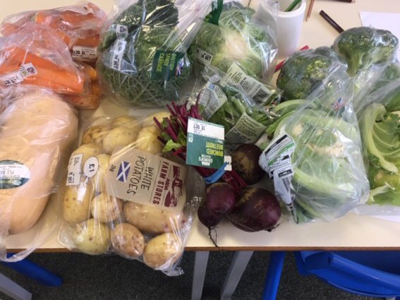 IPMATGawthorpe's tweet photo. Today we received our Asda food delivery of the vegetables for our vegetable shop, the children worked hard setting up shop this afternoon #GCAyear1 #GCAscienceautumn #GCAliteracy (The Enormous Turnip) https://t.co/d4VvyaFn2b