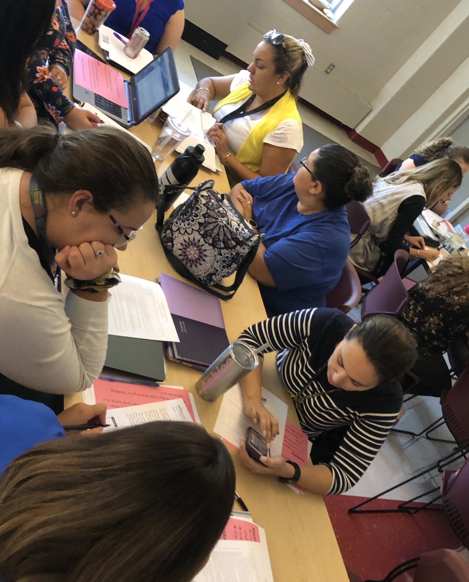 NatesFate's tweet photo. Eventful PD today @frps_fonseca! Teachers and paraprofessionals learned about how to implement #researchbased #intervention and the #fluencyroutine. Teachers also engaged in #STEMweekchallenge training to prepare for #enrichment! #watchusSOAR! https://t.co/U9SM3EvfEC