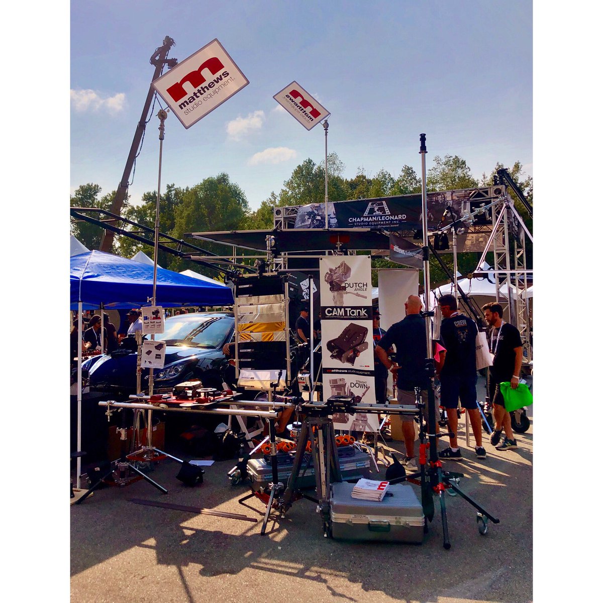 MatthewsGrip's tweet photo. CamTank! Panel Stand! Dutti Dolly! MSE Slider!! Where to start!! Best of the best! What a show! #matthewsgrip #2019cinegearexpoatl #camtank #cameraoperator #camerasupport #cameraslider #cinematographer https://t.co/ToSW7LwTvJ