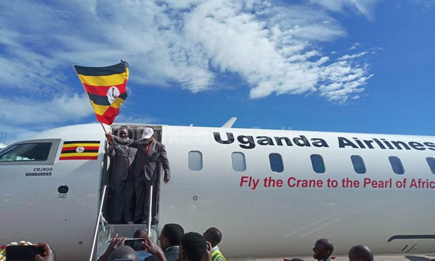 watchdogug's tweet image. BannaUganda balaze essanyu nga ennyonyi 2 endala zituuka ku kisawe Entebbe - tinyurl.com/yyl82y4x  #Bombadier #CAA #katumbawamala #ugandaairlines #Luganda #National #News