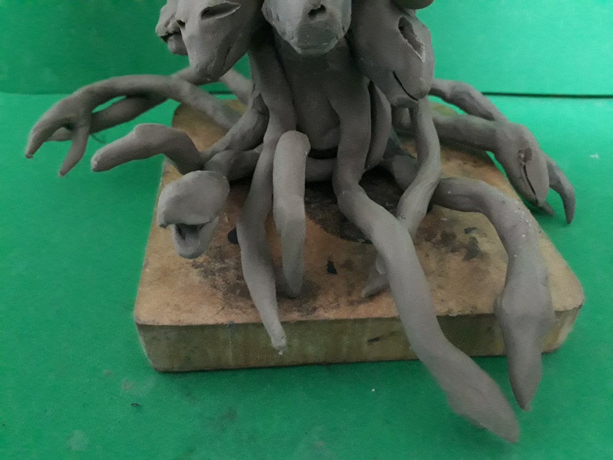 M_thimmig's tweet photo. 31 Days of Horror
Day 6 - #Scylla
The legendary Sea-Monster uper body gorgeous lady sister of Kraken, oncenymph cursed by Amphite
https://t.co/CfkJk05Mrn
#day7 #spooky #spookytober #clay #sculpture #superclay #escultura #toyart #artstation #ilovefantasyart #m_thimmig https://t.co/mRpPjKP3LN