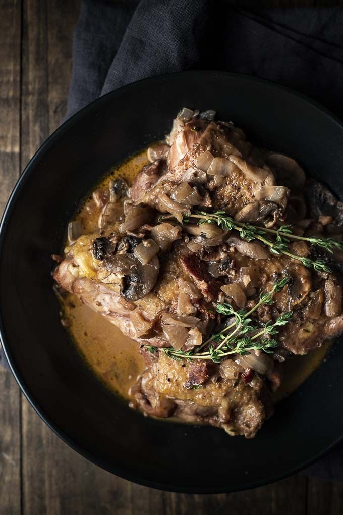 wenthere8this's tweet photo. This Instant Pot Coq Au Vin is a classic French stew made with juicy chicken, red wine, mushrooms & bacon. It's easy to make for an awesome weeknight meal! #coqauvin #chickeninwine #frenchchicken https://t.co/M38fv5kJLK via @wenthere8this https://t.co/4zKU3aF4E0