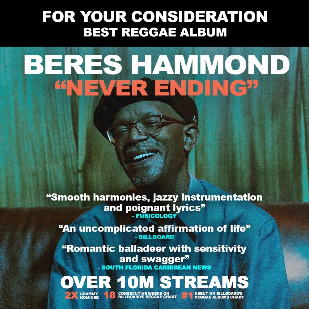 For Your 62nd Annual <a href="/RecordingAcad/">GRAMMYS</a> #Grammy Consideration. 🙏🏾

Best Reggae Album "NEVER ENDING"

LISTEN HERE // bit.ly/2Or52Xe