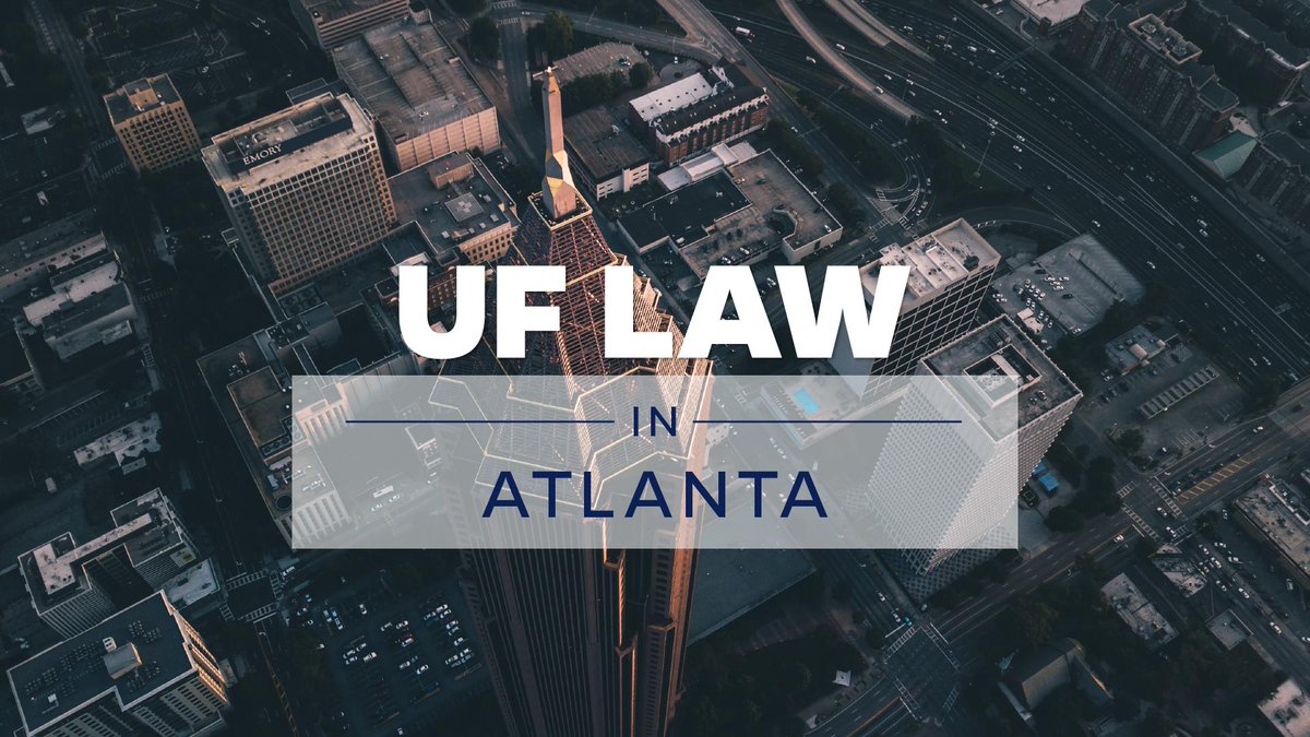 Greetings, Future Law Students in the Atlanta area. #UFLaw reps look forward to meeting you at the <a href="/LSAC_Official/">Law School Admission Council</a> Atlanta Forum on Friday! Register to attend: lsac.org/lawschoolforum…