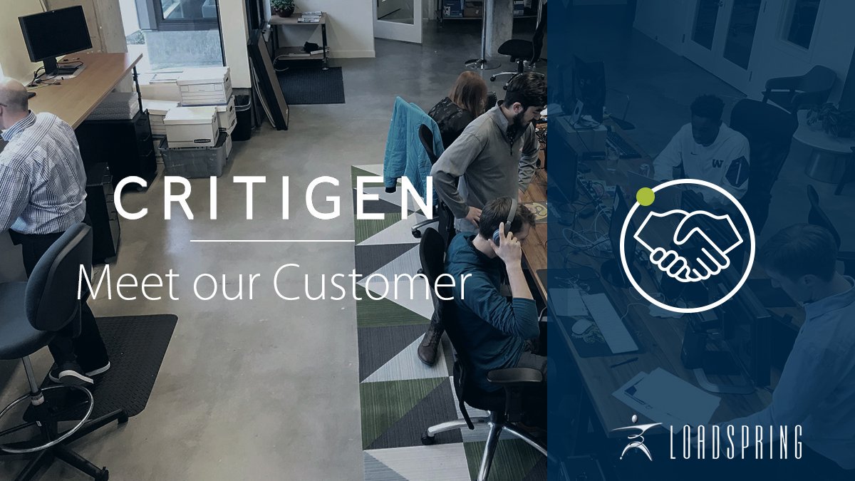 LoadSpring's tweet image. New customer alert! We&apos;re excited to share 
@Critigen recently expanded business with us for #cloudbasedprojectmanagement services! Looking forward to hosting their geo-spatial mapping app from @Esri via the #cloud! #LoadSpringSolutions