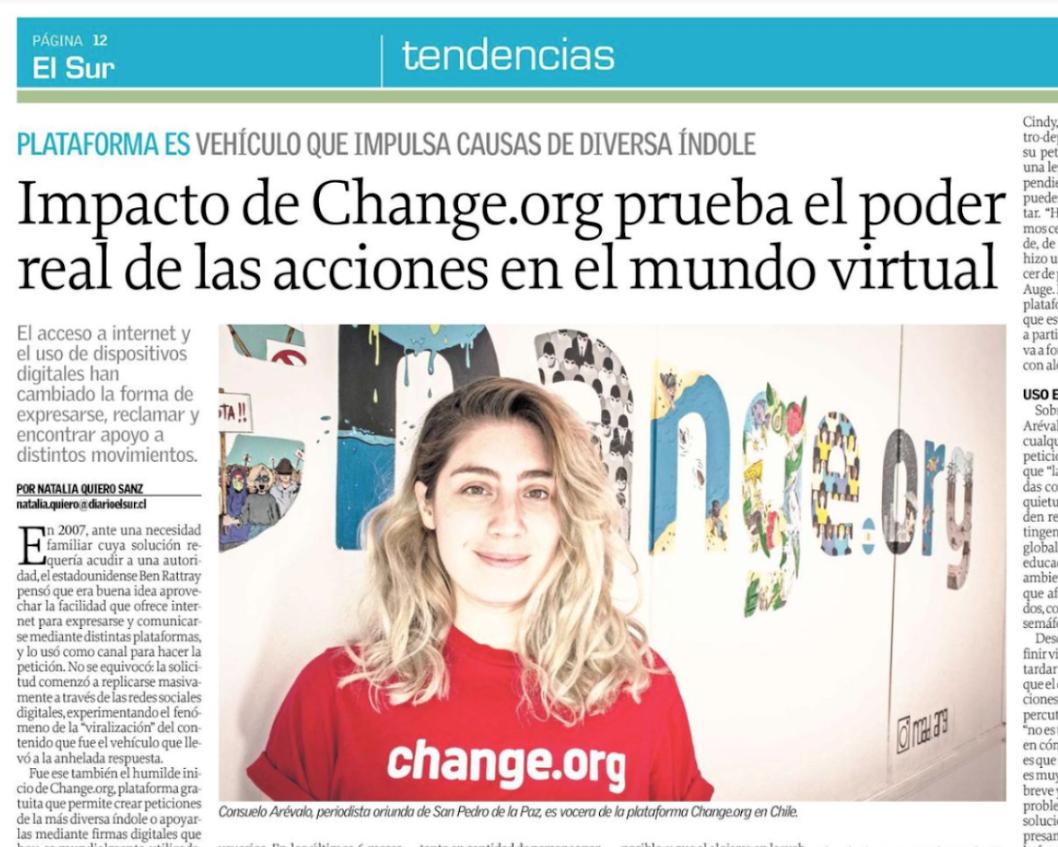 Change.org Foundation tweet media