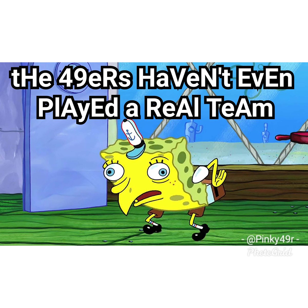 BipolarAhh's tweet photo. Im waiting .... lets see how many times I hear or read this lol. #WtchoSaltyAss #NinerGang #49ers #GoldBlooded #Niners #NinersFaithful #mnf #nflrt @49ers https://t.co/eiccANgN1A