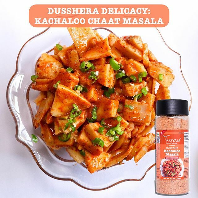 TassyamOrganics's tweet photo. The side-kick superhero 🦸‍♀️ of all foods, Kachalu Chaat, to make all meals delicious and interesting! Simplified like magic by team Tassyam🧚‍♀️ for an awesome Dussehra meal!! Directions for use:
Add 4 tablespoons of Tassyam Instant Kachaloo Masala to 4 … https://t.co/EtbHavobjW https://t.co/cRYMM6iTDO