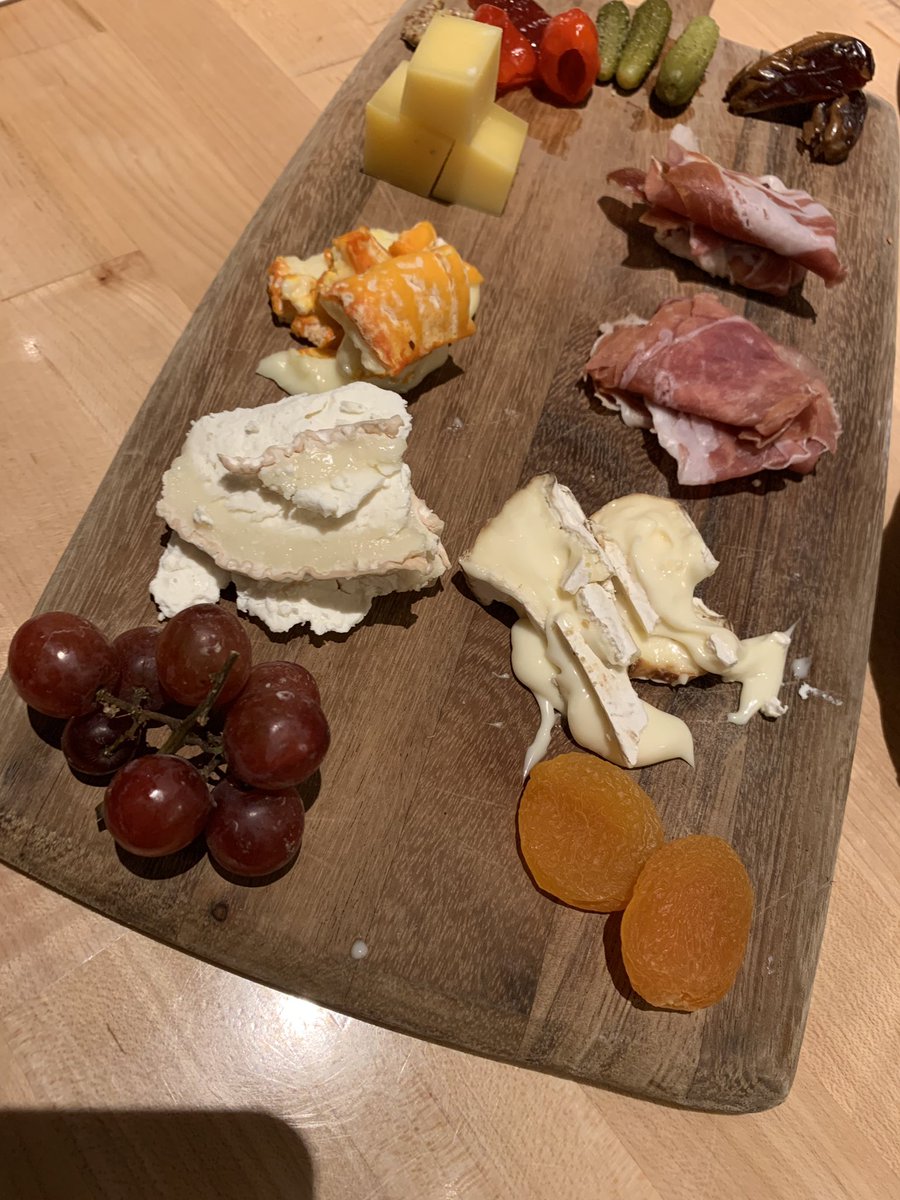 curdwise's tweet photo. @LauraHayesDC I call this the “we’re not in Paris anymore” cheese board. https://t.co/W3uMV8FoBw
