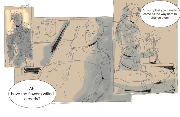 short comic about what happens to my character in #ffxiv when i can't renew my subscription 