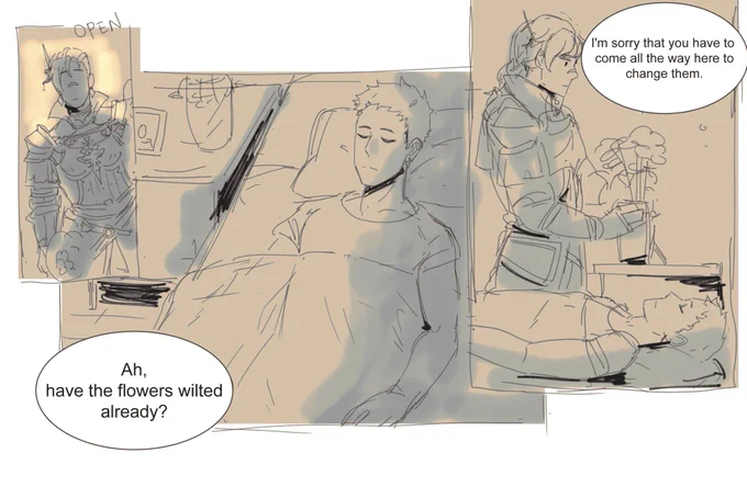 short comic about what happens to my character in #ffxiv when i can't renew my subscription 
