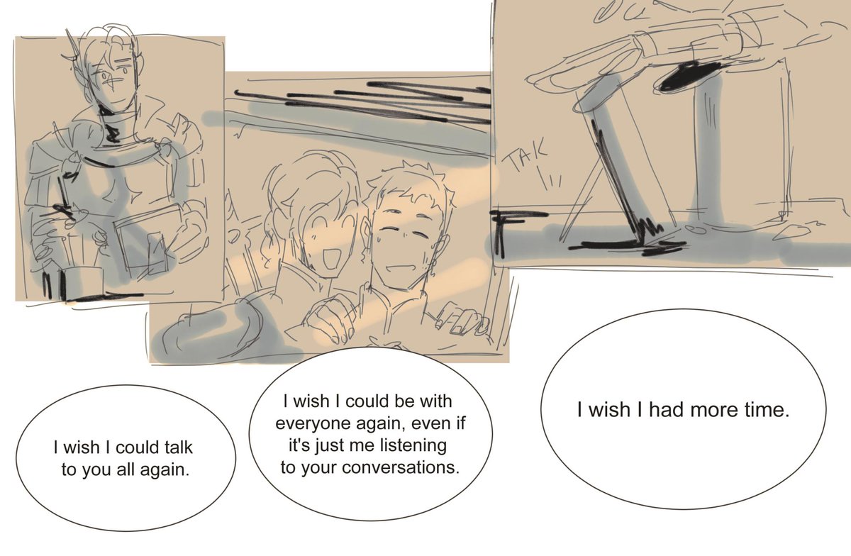 short comic about what happens to my character in #ffxiv when i can't renew my subscription 