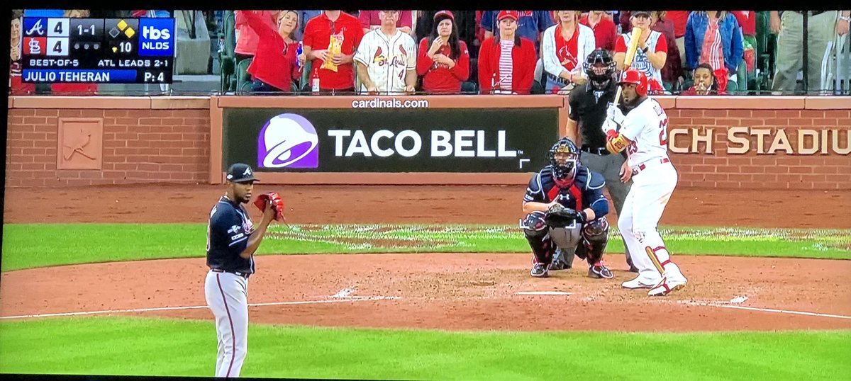 4davidmeadows's tweet photo. Then Snitker puts in Teheran against the heart of the Cardinals lineup and sets him up to fail as if it’s his fault the Braves didn’t win the game.  Ain’t that some shigidy. https://t.co/pXcF5PAvJf