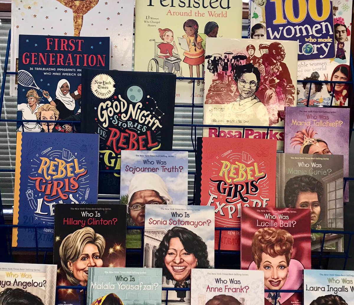 The kids wanted to make a #GirlPower book display! They can’t believe I grew up with someone in a Rebel Girls book... 

“You know a lot of famous people!” 😂
Throwback to ballet days with Michaela DePrince! 💕