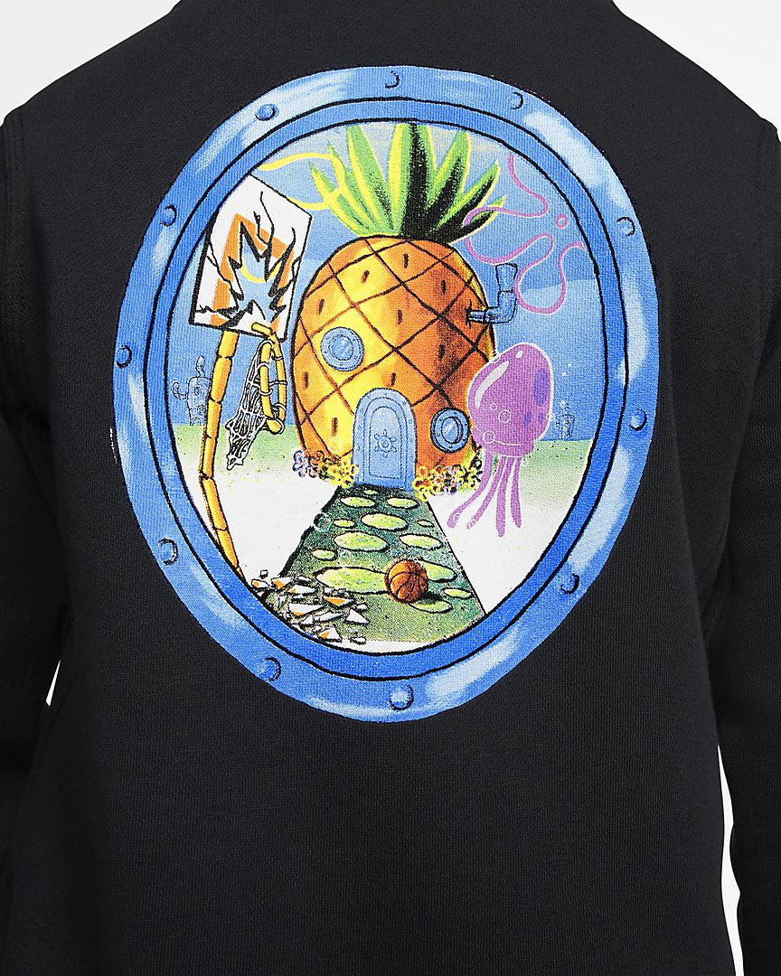 kids nike spongebob hoodie