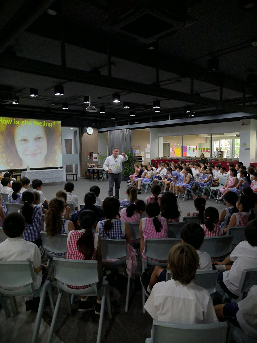 PatanaYear5's tweet photo. @dickmoore44 came and spoke with the Year 5 students yesterday about their feelings and how to manage them. "Everyone has storms in their lives, and it's ok to feel sad, but these storms are not permanent." #protectedsafeandsecure #balancedandfulfilled #livingpatanavalues https://t.co/LU28Jrzsur