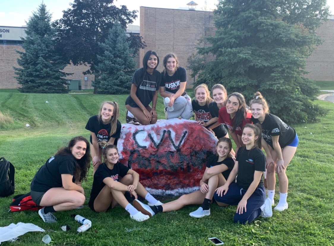 cantonhsvb's tweet photo. PARK CHAMPS 2019⁉️ You bet!! Great job to varsity on taking down the rocks, followed by the win against Fordson on Thursday😤🚨🤩. #parkchamps2019 #rolltribe #dontsleeponus https://t.co/L095PKoQNs