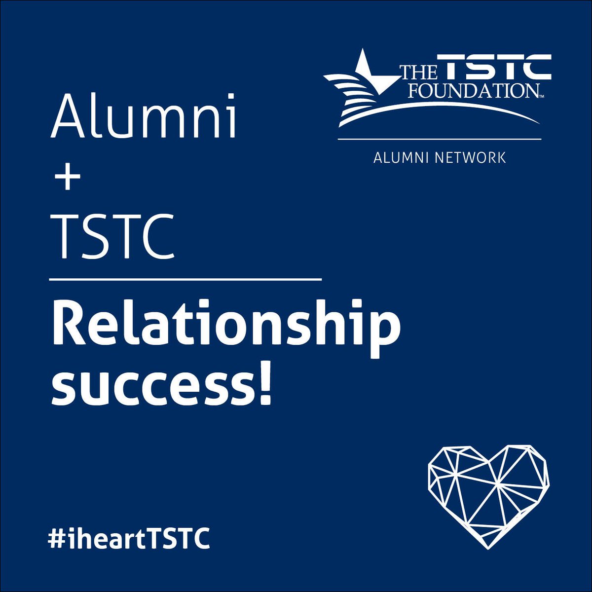 TSTCAlumni's tweet image. YOU+ TSTC = Success! Who knew math could be this easy?! 🤓 And reconnecting with TSTC is even easier! Sign up now at: tstc.edu/rekindlealumni
Reconnect for your chance to win a $100 gift card 💸💸 or an iPad Pro.
Check back Oct. 16 to see if you&apos;ve won #iheartTSTC  #TSTCalumni