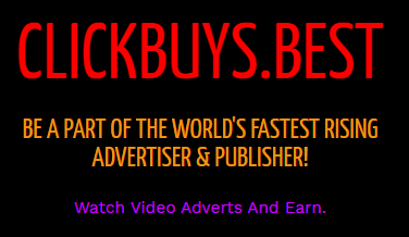 ClickbuysB's tweet photo. Watch Video Adverts &amp; Earn!
Invest Smartly! Work Smart! 
Free or Paid Membership!

Join Us! https://t.co/o953dqWur8

#clickbuys #WatchAndEarn https://t.co/o5j5Yn5Gov