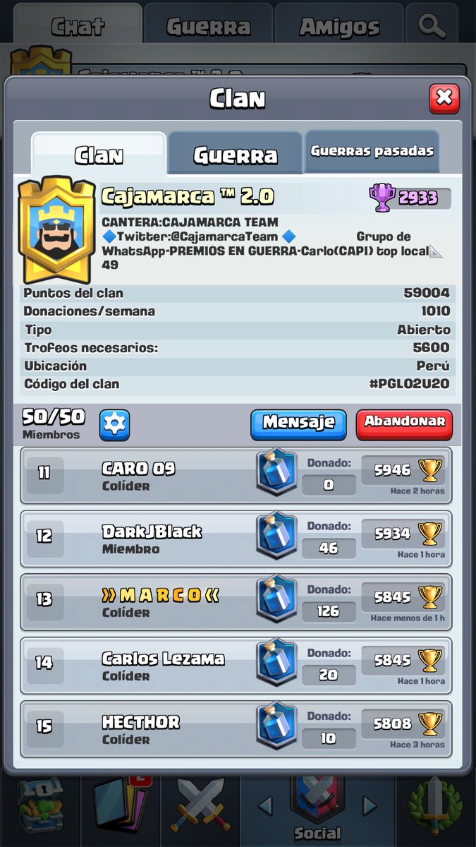 Una vez más en el top local y mejorando nuestros records personales 💪🤤 #4everCajamarcaTM