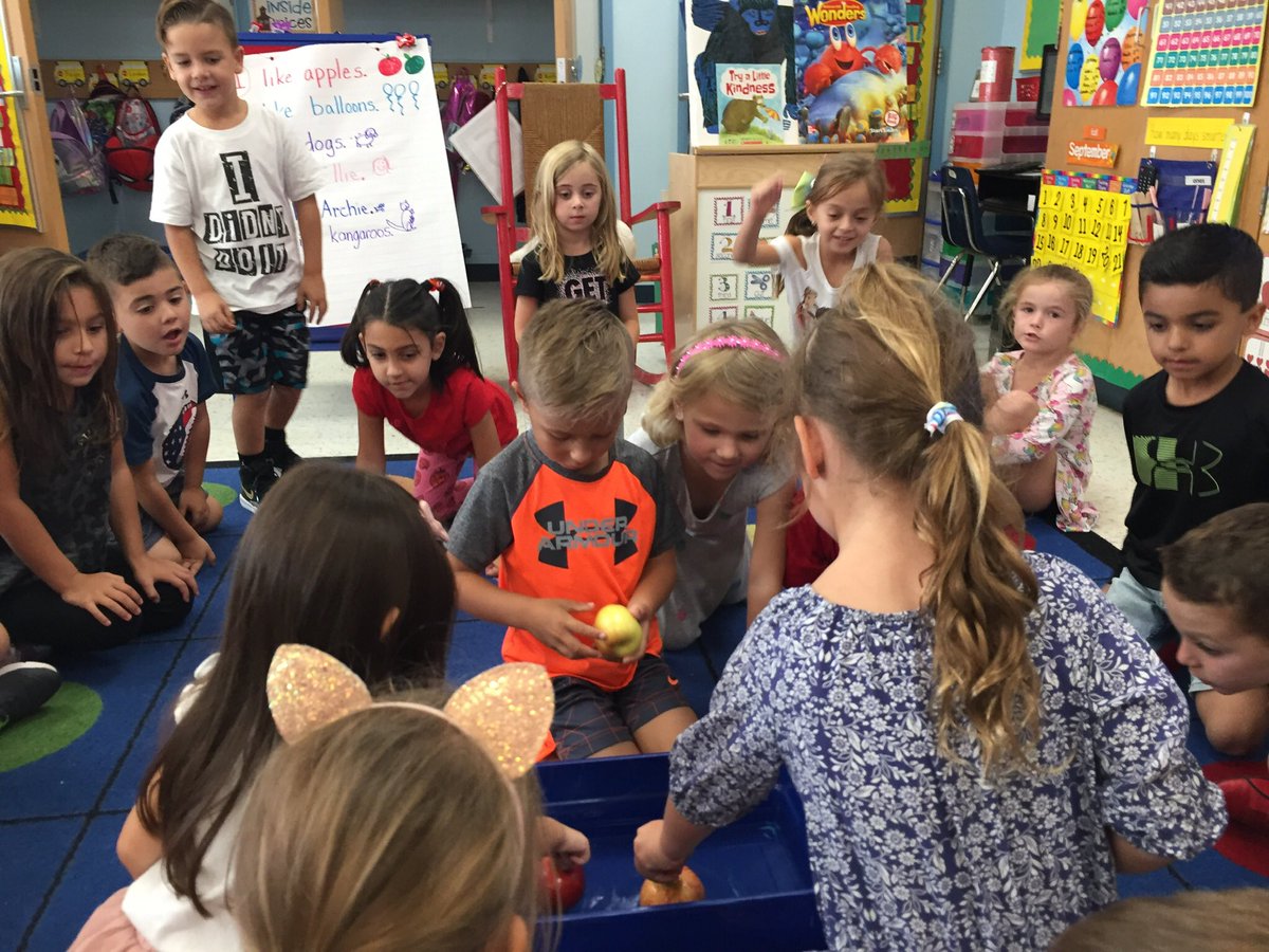 cn6rob's tweet photo. Apple Science! 🍎Predict, experiment, observe, conclude! Kinders hard at work! @cn6rob @ForestLakeWsd https://t.co/BVRxeAjTrd