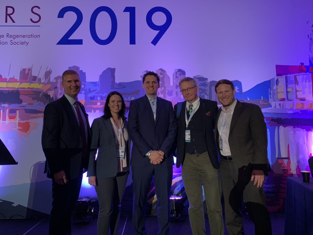 #ICRS2019 World Congress in Vancouver, BC. A truly global event bringing together the best and brightest in #knee joint preservation and #orthobiologic research. Excited to help lead the charge for the #ICRSNextGen @CartilageRepair <a href="/Stanford_Ortho/">Stanford Orthopaedics</a>