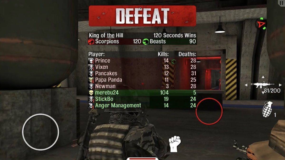 meqre50's tweet image. #TriggerFist
初めて100キル超えた