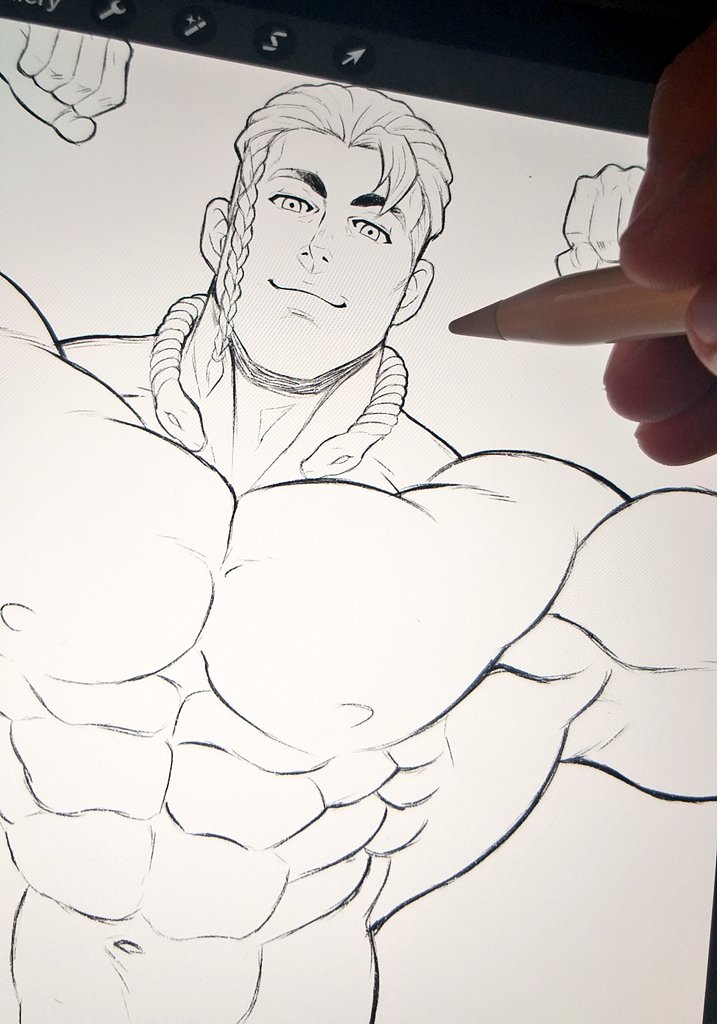 I love Procreate's inking tools ?? ✏️ 