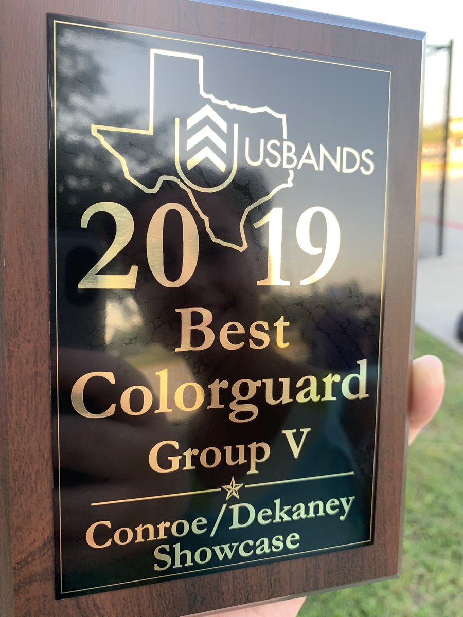 Cain_Guard's tweet photo. First competition has past and we made history for our program! We performed in finals for the first time and survived a 19 hour day! We also won best color guard in our competitive class :) #TheMoodSwing #reigncain @KleinCainHSBand @KleinCain @kleinfinearts https://t.co/7pFfXXcY8n