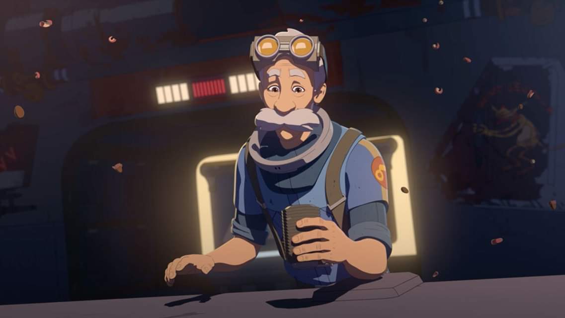 CianciMatthew's tweet photo. I've been wondering what this guy's name was since his first appearance. 

Big Al, everybody! 

#StarWars #StarWarsResistance #swr #swresistance #Resistance #kazudaxiono #bigal https://t.co/wDYMe2KjkX
