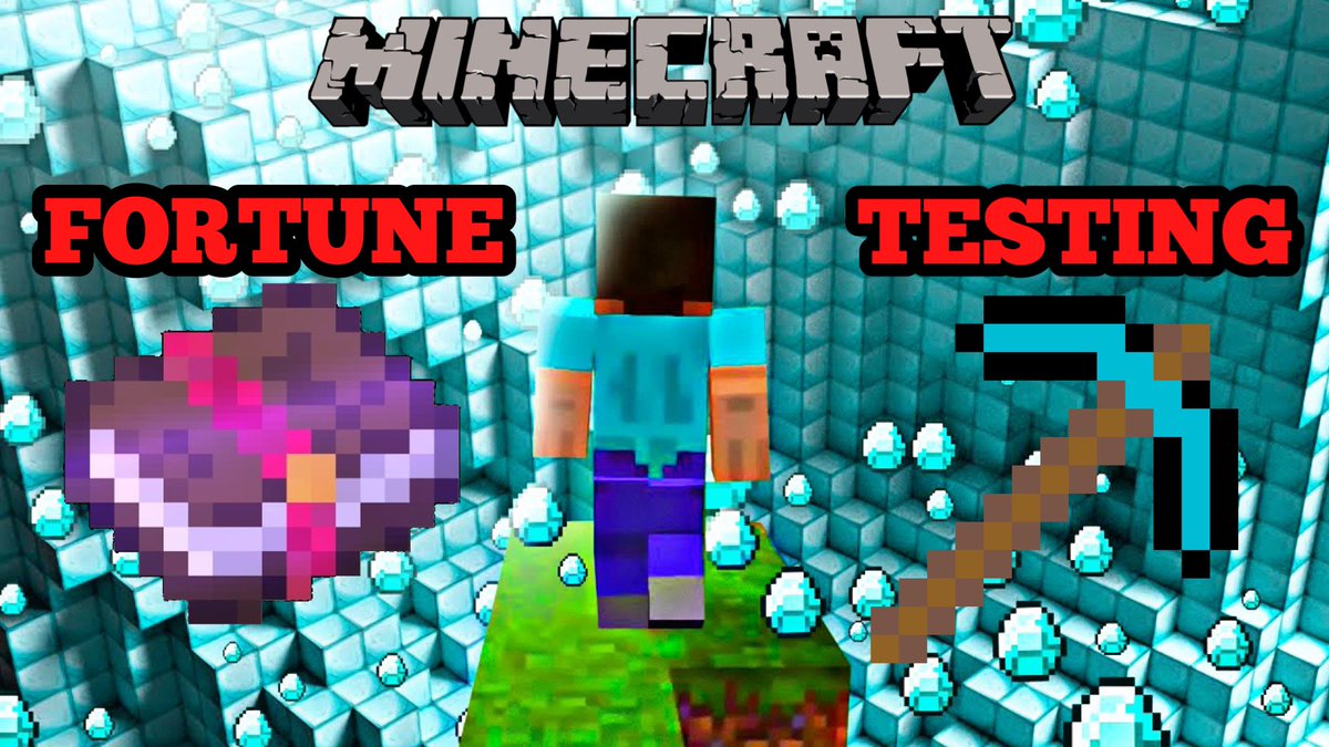 DudeflixS's tweet photo. FORTUNE Pickaxe Testing (All Ores) | Minecraft 1.14.4 | Minecraft Test #1 https://t.co/UTp9bEvxyy

#MinecraftMonday #Minecraft #testing #enchantment https://t.co/ZF8TUeUrDn