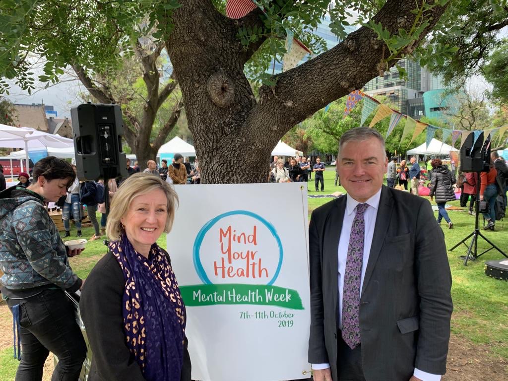 StephenWadeMLC's tweet photo. One-in-five South Australians experience mental health illness in any one year. Most of us, either personally, or through family, friends, or colleagues, are impacted in some way. Today’s Mental Health Week 2019 launch is an important part in improving lives. #MentalHealthWeek https://t.co/JMpPDNzZiC