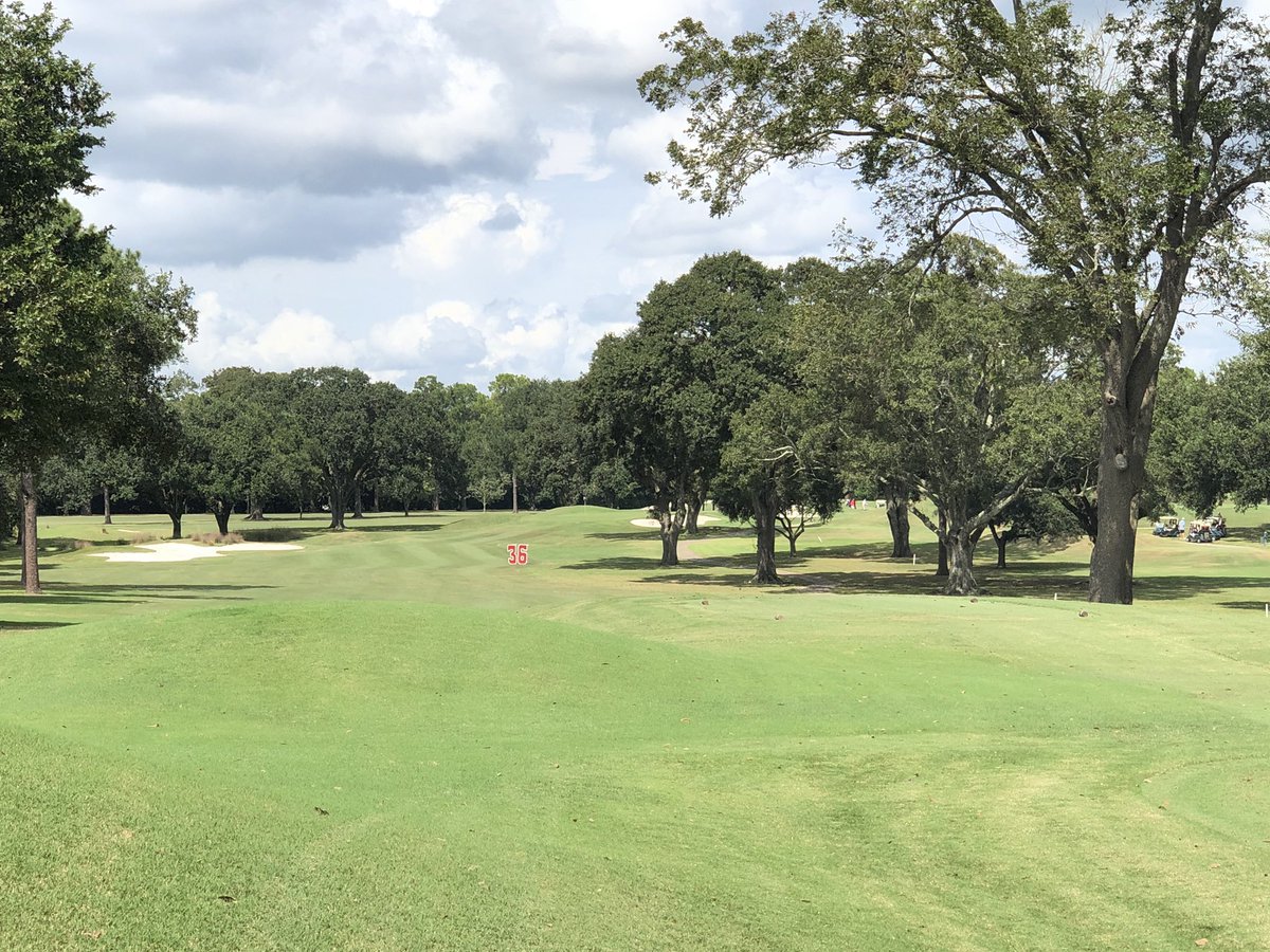 TonyBab16's tweet photo. What a great day for golf. Thanks to @Oakbourne for having us, @LouisianaOpen for helping us, all the committee members &amp; food volunteers, and especially the 132 golfers that came out to honor Robe’s legacy and meet @CoachDeggs28. #cajunbaseball #forever36 https://t.co/Wum7melIjJ