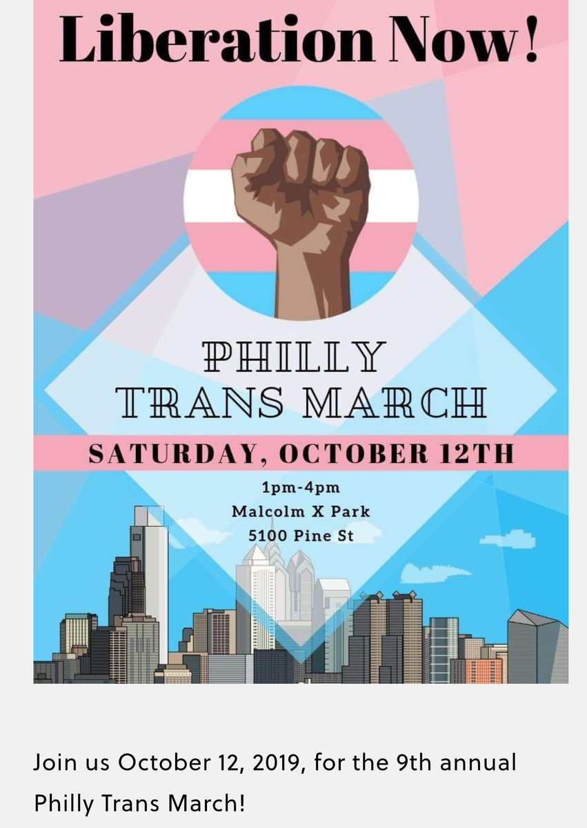 WMCCP's tweet image. Join us this Saturday for the 9th Annual Philly Trans March.  Look for our church's Flags for Justice 😊 #phillytransmarch #lgbtq #transrights