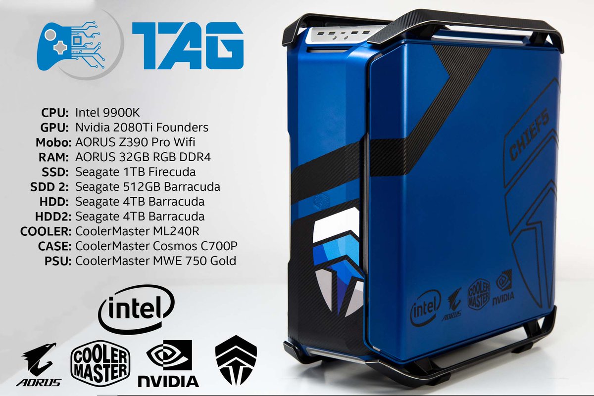 TAGMods's tweet image. 🎉EPIC GIVEAWAY ALERT🎉
Excited to have teamed up with @Intelanz and @ChiefsESC to produce an overpowered PC that COULD BE YOURS! 

See the build at @PAXAus THIS WEEKEND for bonus ways to win!

@AORUS_ANZ 
@CoolerMaster 
@NvidiaANZ 
@SeagateANZ 

gleam.io/zKSqD/intel-pa…