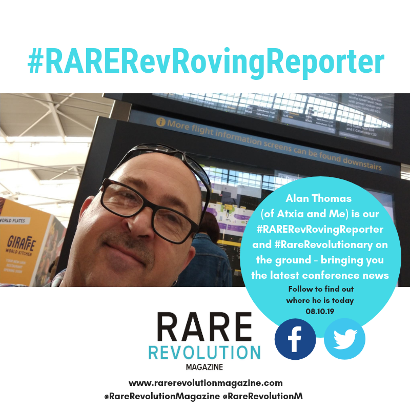 RareRevolutionM's tweet photo. Morning all - a busy day on social media today.
Watch out for our #tuesdaytakeover today, plus live news from our #RARERevRovingReporter Alan of @Ataxia_and_Me bringing you news from today's Manchester Rare Disease Showcase hosted by @findacure_fdn https://t.co/ByKrT3RaUt