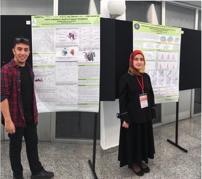 Metehan and Hanife have presented their studies at the 7th International Congress of the Molecular Biology Association of Turkey.