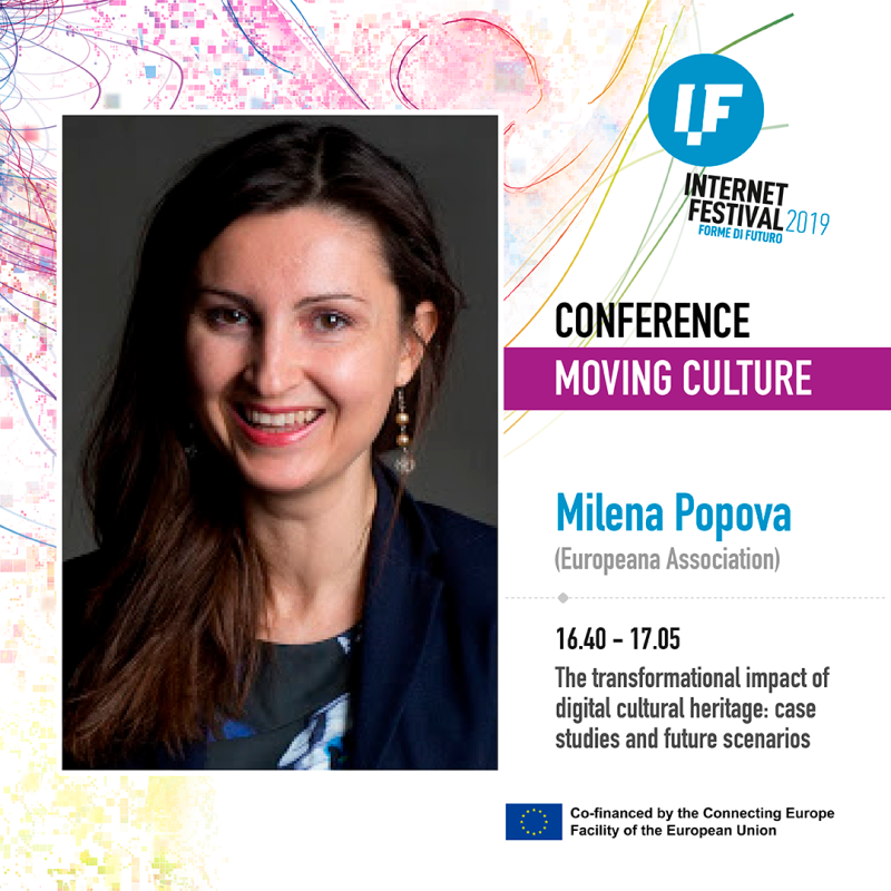 Join Milena Popova, <a href="/Europeanaeu/">Europeana</a> Head of the reuse team, this Friday at #IF2019 where she will present and explain the impact of Europeana across industries.  Learn more lnkd.in/dFEPQMJ

#culturalheritage #tourism #education #creativeindustries  #MovingCulture