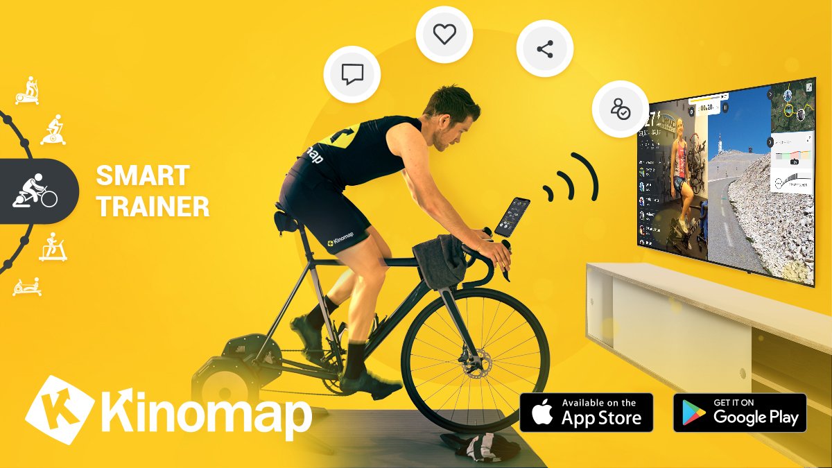 kinomap's tweet photo. WELCOME TO KINOMAP R-EVOLUTION ✨

Our team is proud to present the revamped version of Kinomap.

What's new?
• Social interface
• Structured workouts
• Remote display
• + so much more!

Download Kinomap for FREE
📲 https://t.co/k5fgcOtWph

#PLAYASPORT
🏃🚴🚣 https://t.co/CWZtlpAQfW