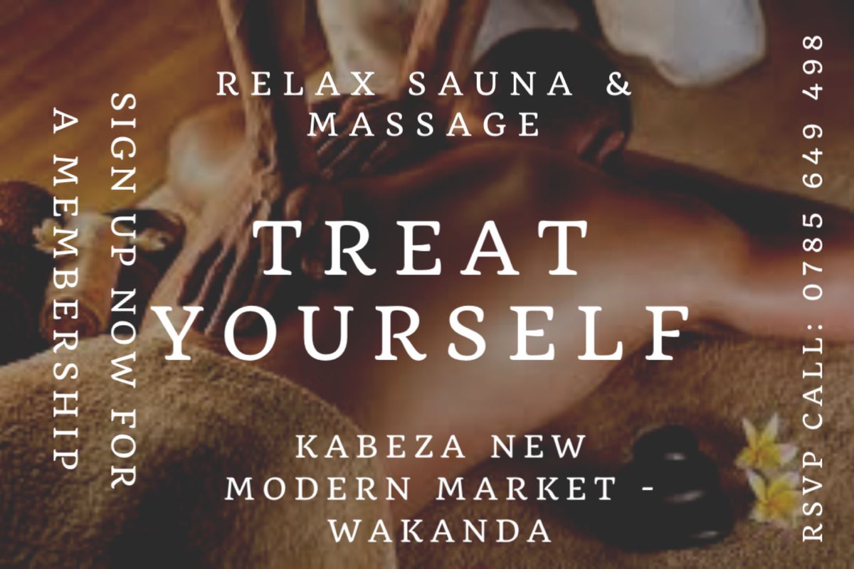 Geranova20's tweet image. And now we have a class Sauna 🧖🏾‍♀️ Massage 🧖🏾‍♂️ service, Relax you deserve it! Call for an early booking.