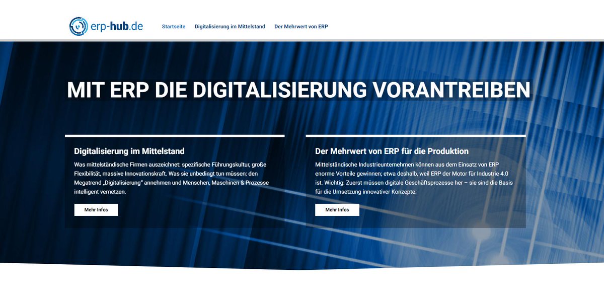 #ERP #ContentHUB &amp; #Whitepaper-Mediathek

Die Wissensplattform für den Einsatz von Enterprise Resource Planning im #Mittelstand liefert Auswahlkriterien u.v.m. für #Industrie #Industry40 
#Digitalisierung #DigitaleTransformation #Automation

erp-hub.de