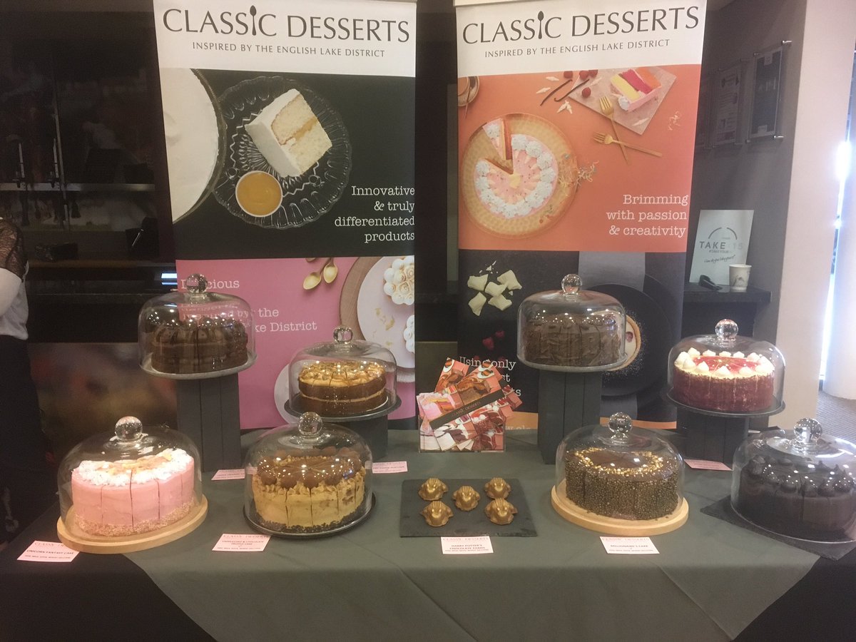 All set up for a conference at <a href="/CarlisleRaces/">Carlisle Racecourse</a> to chat about #cake with our supplier.