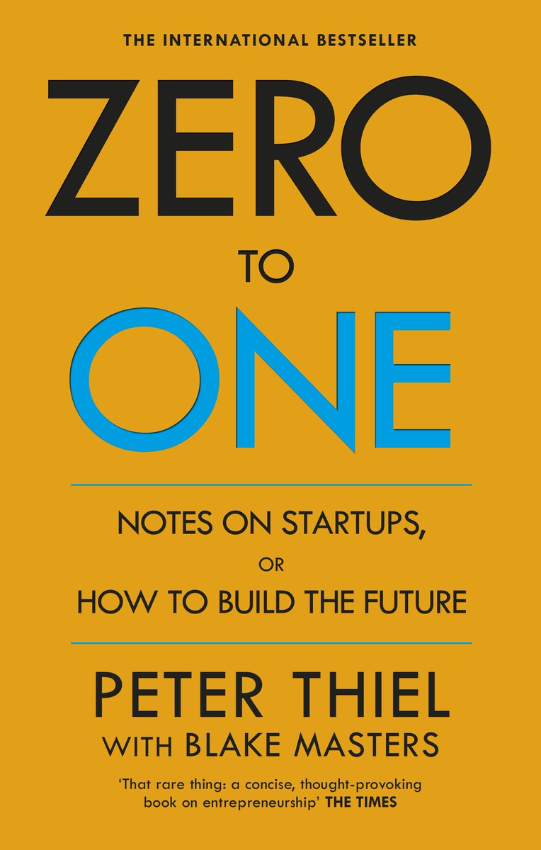 swati42486325's tweet photo. The next Bill Gates will not build an operating system. The next Larry Page or Sergey Brin won’t make
Zero to One: Note on Start Ups, or How to Build the Future 
https://t.co/9NSeVVJTLL
#book #BookBoost #BooksNotLikes 
Now available in paperback
#free #ebook on #KindleUnlimited https://t.co/Fb649i5jEG