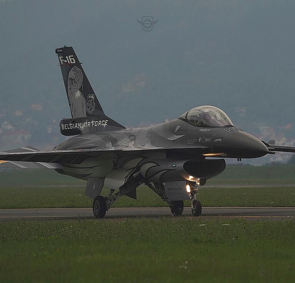 FOTOgrAAMA's tweet photo. Joan Alarcon @ec_jad nos envía estas fotos 📷  del Capitan Stefan  «Vador» Darte con su #DarkFalcon en el #AirPower19 #Zeltweg #Austria @Airshowinfohu 
#planespotting @AmigosMuseoAire #spotter #FOTOGRAAMA #avgeek #avgeeks @BeAirForce @BAFf16display #planespotting https://t.co/ctZZNGnzv3