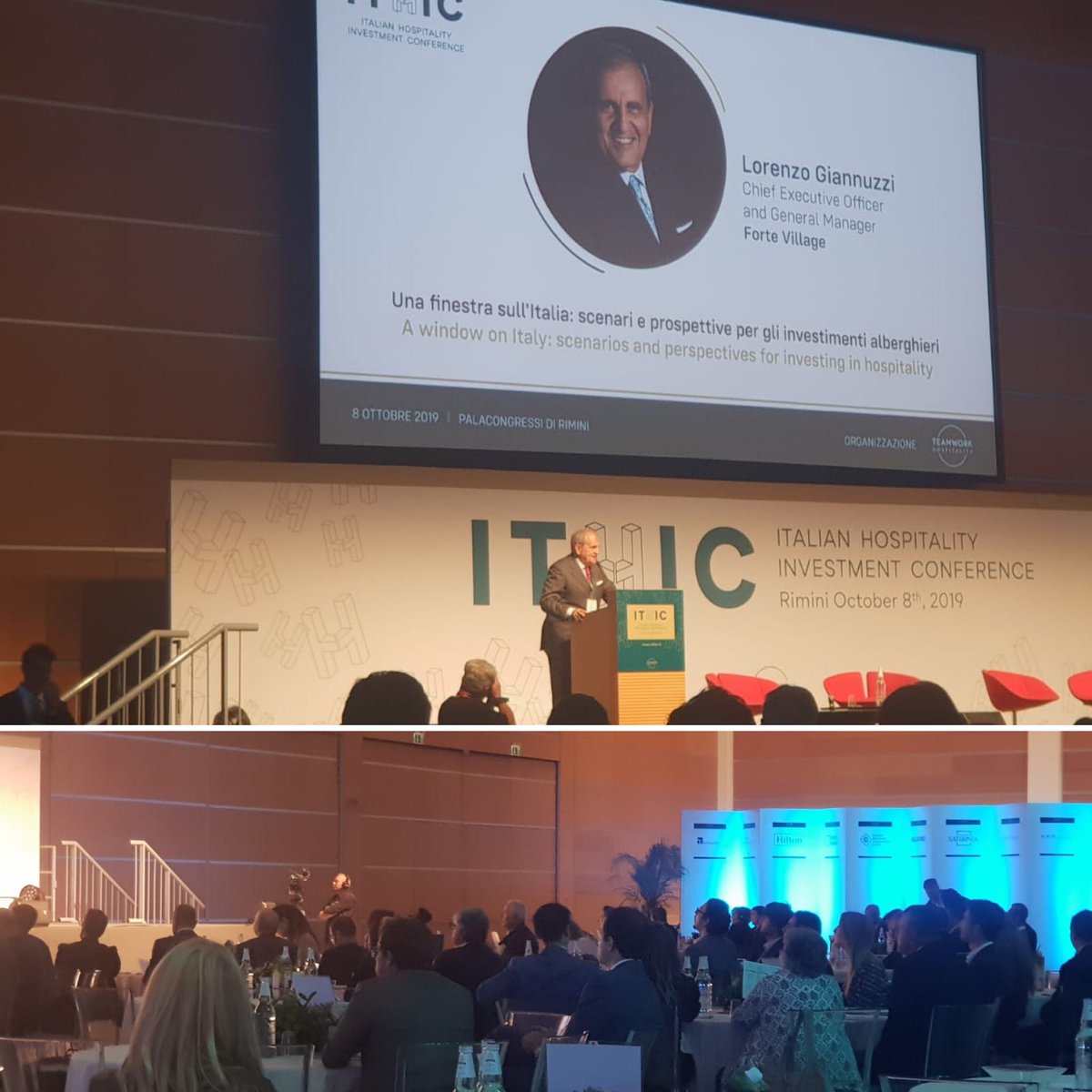 confalb's tweet photo. #8ottobre #ITHIC Lorenzo Giannuzzi @Forte_Village stiamo concentrandoci su destinazioni secondarie come #Cagliari e #Fiuggi: tesori nascosti del nostro Paese che meritano di essere valorizzate pienamente. https://t.co/aQ77OTlGms