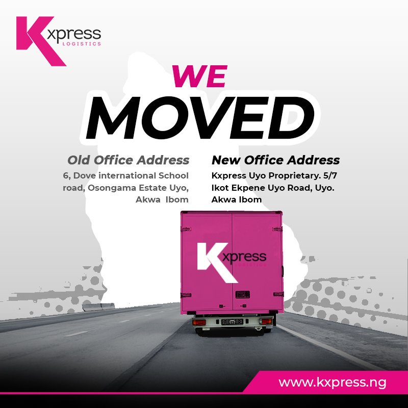 KongaLogistics's tweet photo. We are excited to announce that our team has moved to a new location in Uyo.
#KeepOnShipping #AtYourconvenience #KxpressLogistics #ComingSoonYAKATA2019 #BePrepared. https://t.co/LWyWPUfkKj