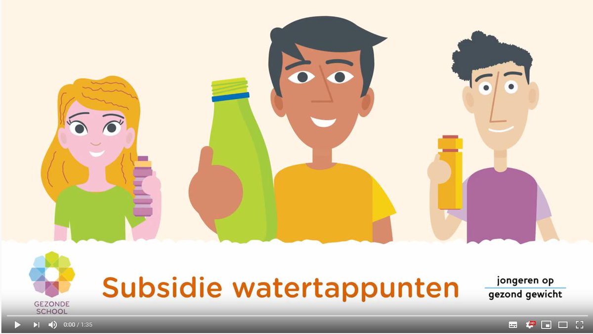 SUBSIDIE WATERTAPPUNTEN | Lekker water tappen op het schoolplein? Maak gebruik van de subsidie #Watertappunten! Aanmelden kan nog t/m 14 oktober! 👉bit.ly/2nnw3zA